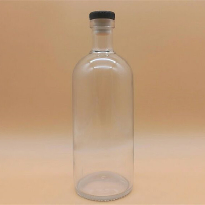 Super Flint Glass Material 750ml Screw Cap Gin Glass Bottle for Liquor Manufacture