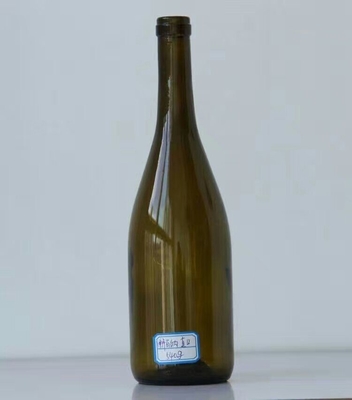 Raw Color Glass Material Antique Wine Bottle Frost Deep Process and TT Payment Term