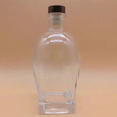 750ml Clear Empty Super Flint Liquor Bottles with Customized Weight/Height