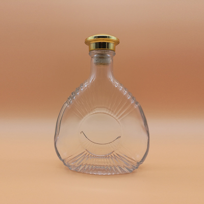 750ml Clear Empty Super Flint Liquor Bottles with Customized Weight/Height