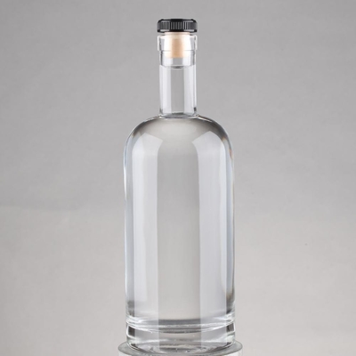 Screw Cap Bottle Lids 700ml Whiskey Clear Empty Glass Bottles for Wine OEM/ODM Welcome