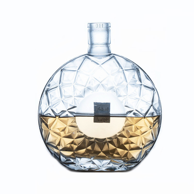 ISO14001 Certified Super Flint Glass Bottles for XO/Brandy/Whiskey/Vodka Manufacture
