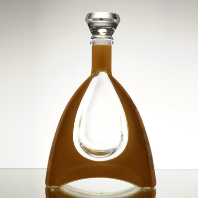 Square Custom Design Animal Shaped 500ml 750ml Glass Bottle for Brandy Whisky Vodka