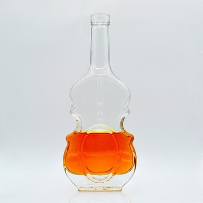 Square Custom Design Animal Shaped 500ml 750ml Glass Bottle for Brandy Whisky Vodka