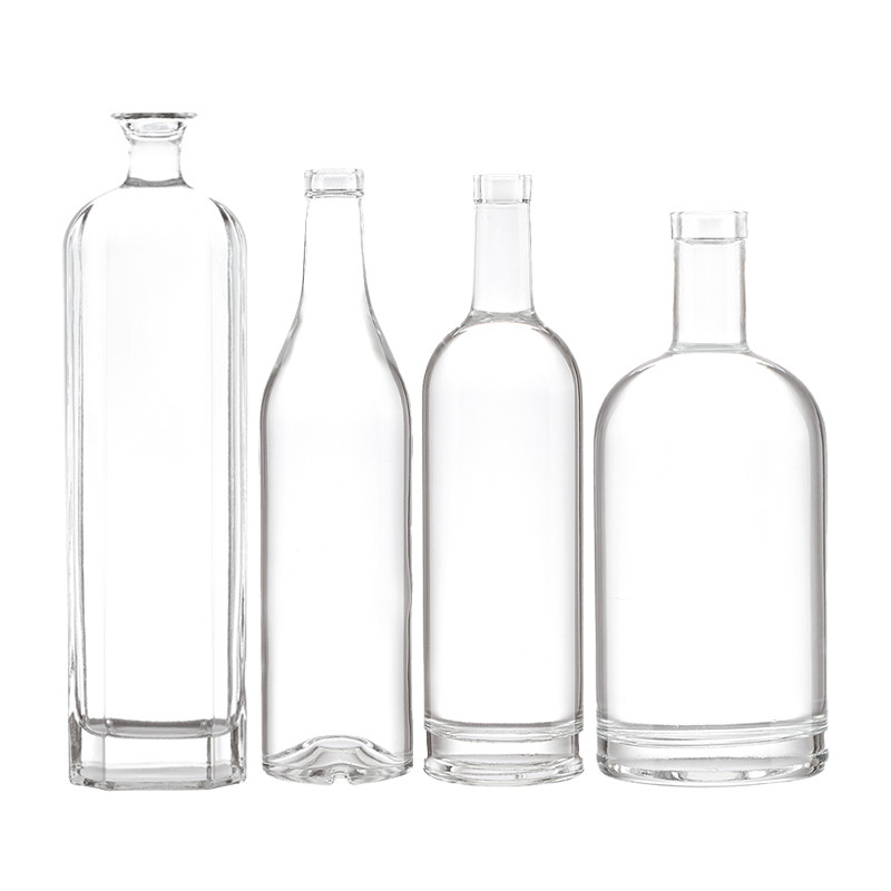 100Ml 375Ml 500Ml 700Ml 750Ml Custom Shape Clear Glass Bottle for in Energy Drinks