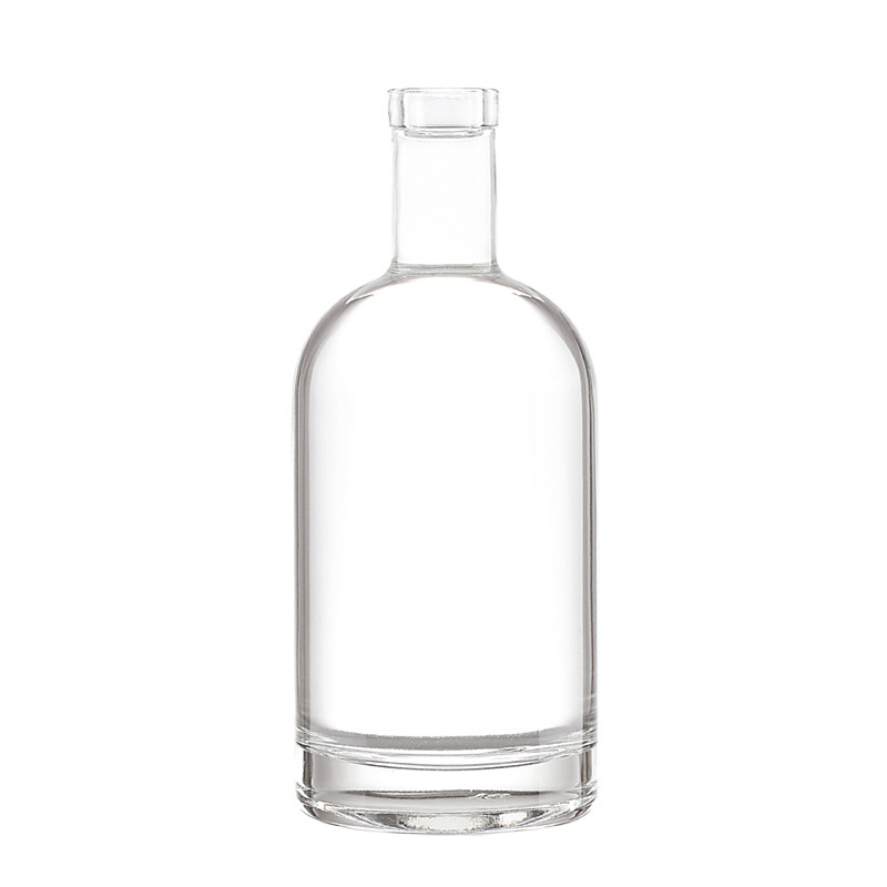 Super Flint Glass 750ml Bottle for Beverage 500ml Brandy Spirit Liquor and 375ml Vodka
