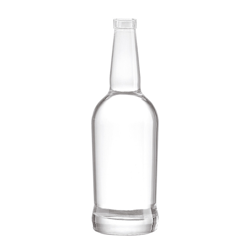 500ml 700ml 750ml Square Vodka Bottle in Super Flint Glass Material for Mineral Water
