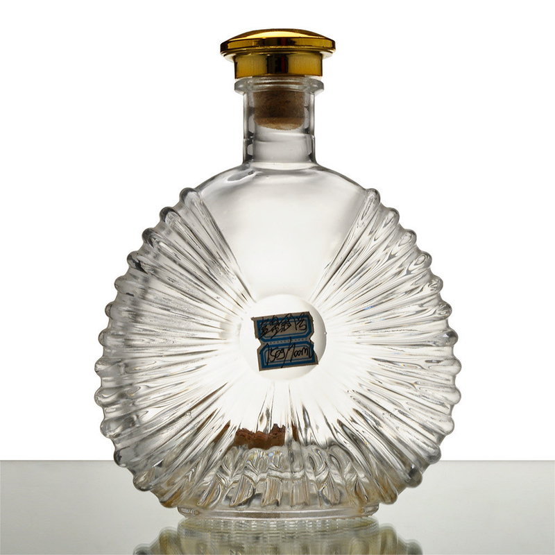700ml 750ml Brandy Spirit Glass Bottle with Decal/Screen Printing/Painting/Frost