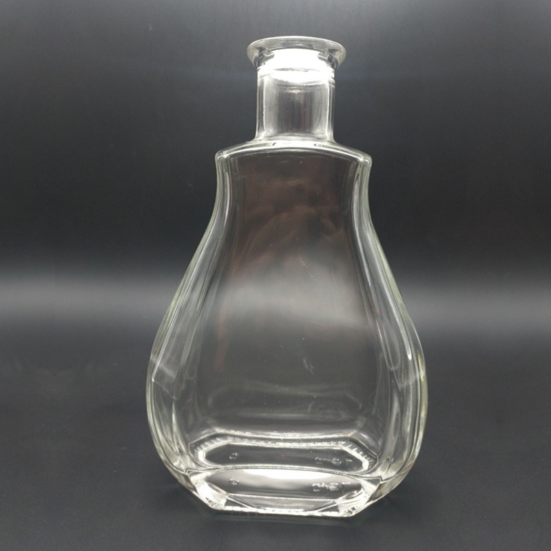 Super Flint Brandy Glass Bottle Manufacturers with Cork Sealing Type and FOB Term