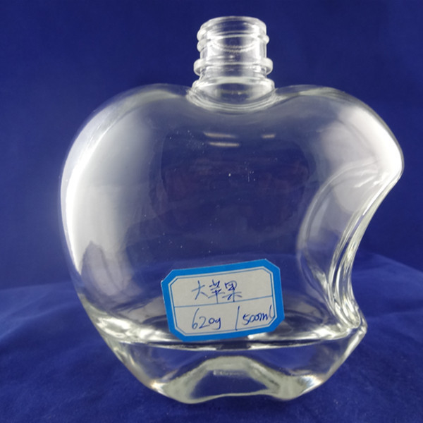 Apple Cider Glass Bottle 100ml 300ml with Decal Surface Handling and Cork Sealing Type