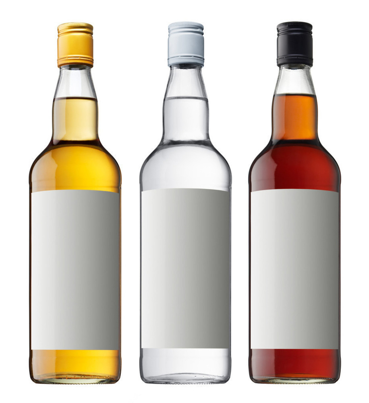 Screen Printing Glass Cap Sealing Type Vodka Bottles for Spirits from OEM