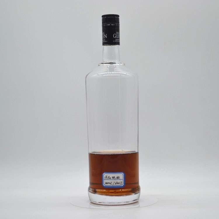 Super Flint Glass Material Round Bottles 0.5L/500ml/700ml for Whisky in End Spirits