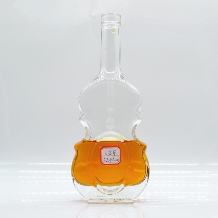 500ml 750ml Super Flint Glass White Spirits Liquor Bottle Perfect for Vodka Brandy Rum