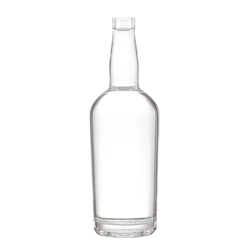 Decal Logo Customized 350ml 500ml 700ml 750ml 1000ml Glass Bottle for Rum Vodka Whisky Gin