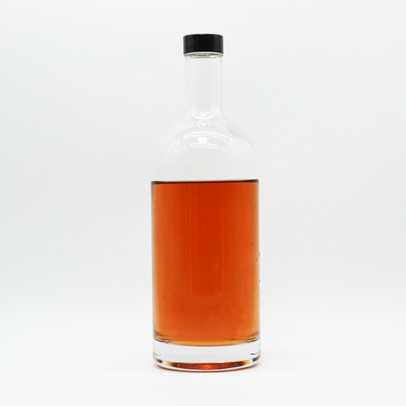 Empty frosted design GUALA cork vodka liquor glass bottle 375ml 750ml 1 litre 1750ml