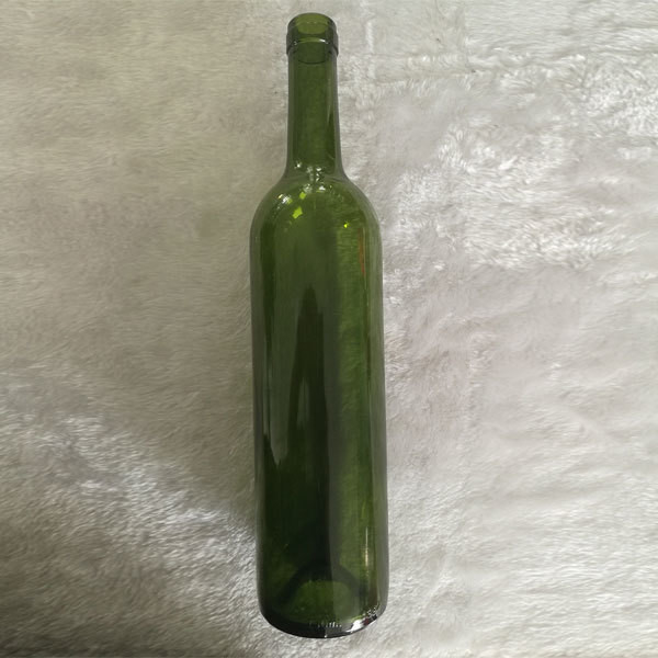 Raw Color Glass Material Antique Wine Bottle Frost Deep Process and TT Payment Term